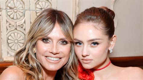 heidi klum and daughter nude|Heidi Klums model daughter Leni reveals her real skin in。